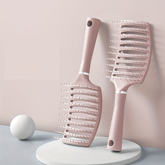 1pcs Vented Detangling Brush for Dry Hair - Massage Hair Brush for All Hair Types - Gentle on Scalp and Hair - Perfect for Everyday Use