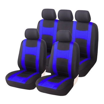 9pcs 5-seater H Pattern Universal Car Seat Cover