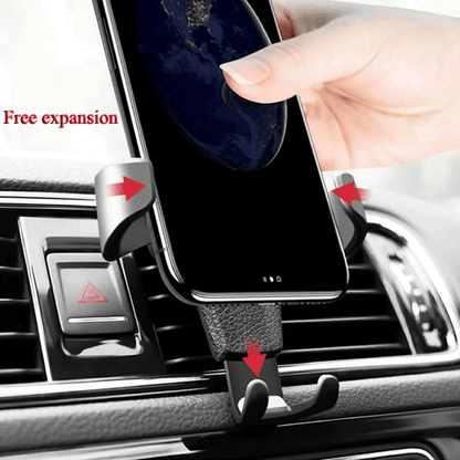 Universal Gravity Auto Phone Holder: Securely Mount Your Mobile Phone Anywhere!