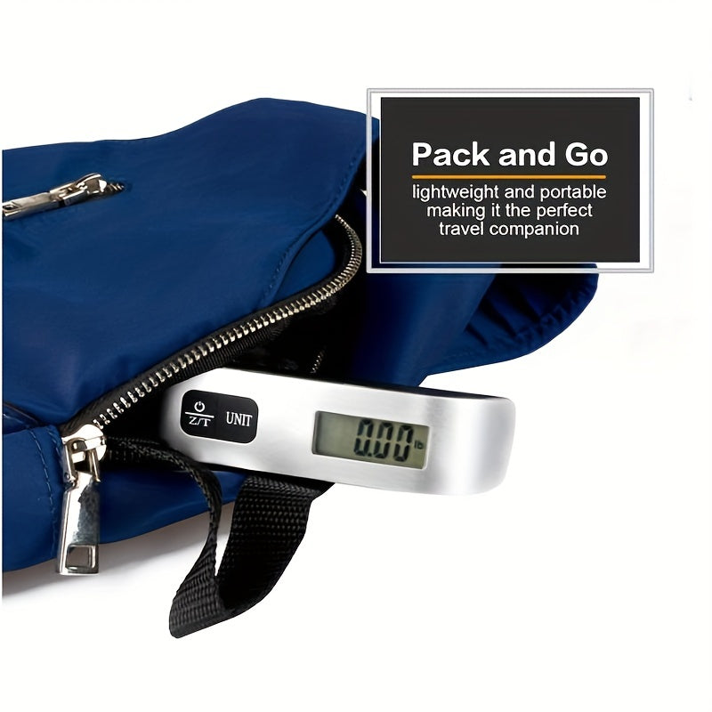 Accurately Weigh Your Luggage with This 110lb/50kg Digital Portable Hanging Scale!