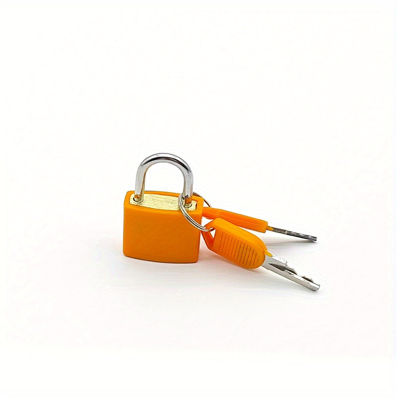 1pc Portable Small Color Plastic Lock Luggage Padlock