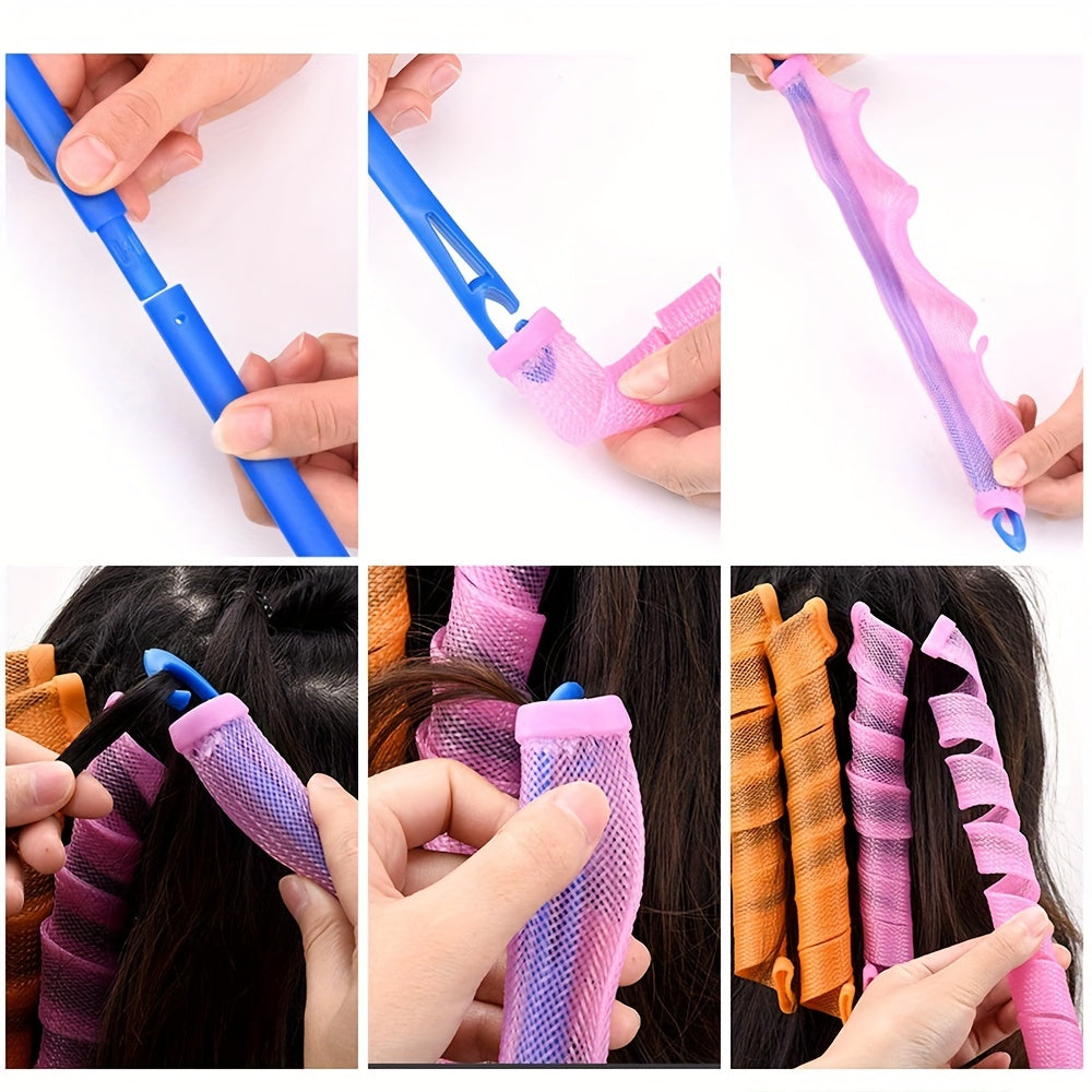 18/20 Pieces Portable Magic Hair Curler Hair Styling Accessories Hair Curlers Hair Styling Tool DIY Hair Rollers