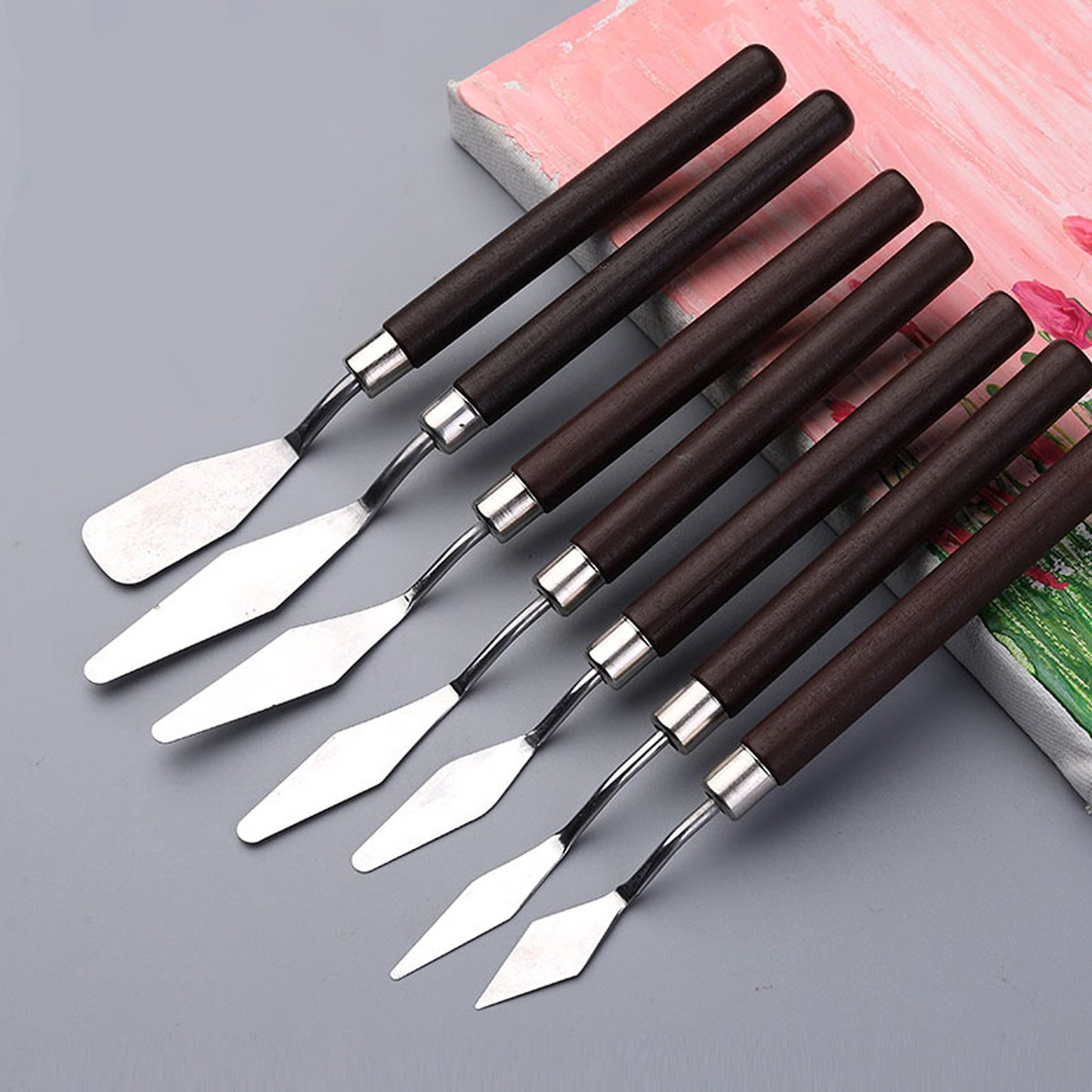 7-Piece Palette Knife Set: Choose from a Variety of Sizes & Styles of Stainless Steel Knives