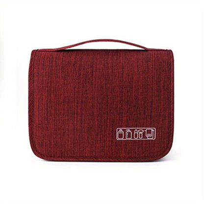 Stay Organized On-the-Go: 1pc Hanging Travel Toiletry Bag for Cosmetics & Bath Essentials