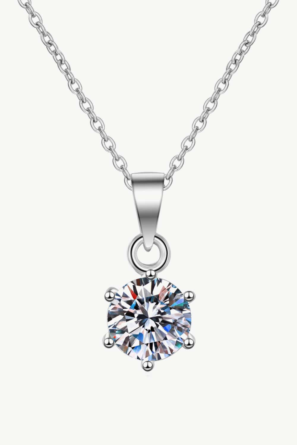 Get What You Need Moissanite Pendant Necklace