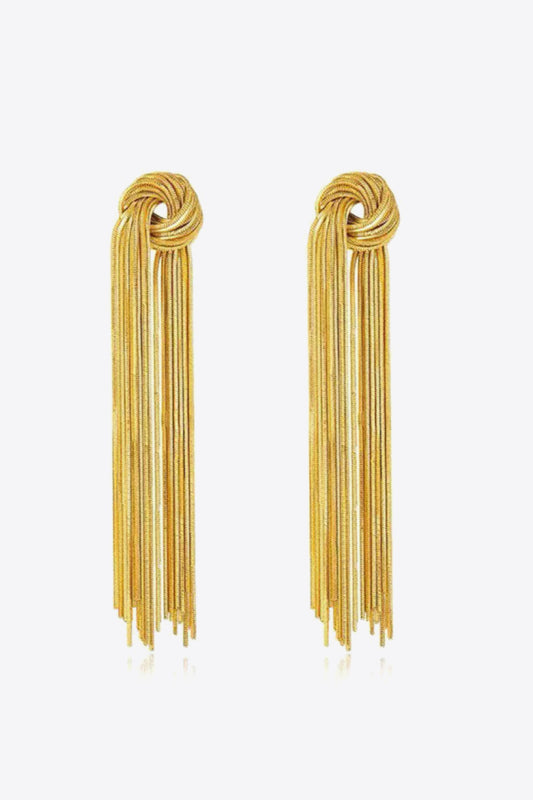 18K Gold Plated Fringe Earrings