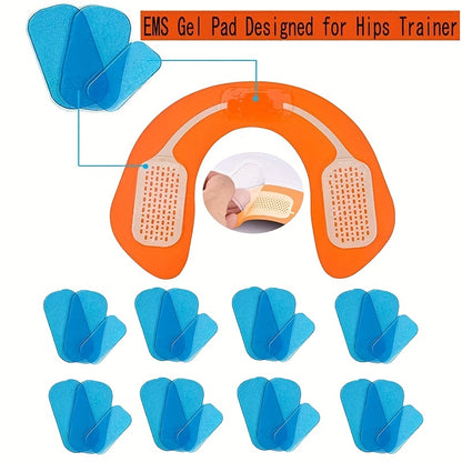 15pcs Gel Pads Replacements For EMS Muscle Stimulator Hips Trainer Buttock Muscle Massage Replacement Gel Sheets, Special For EMS Butt Muscle Trainer, Butt Toner, Buttocks Trainer Accessories