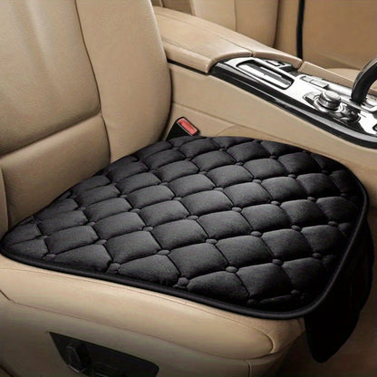 1pc / 3 Pcs Car Seat Cushion, Non-Slip Rubber Bottom With Storage Pouch,Premium Comfort Memory Silk Cotton, Car Seat Pad Universal