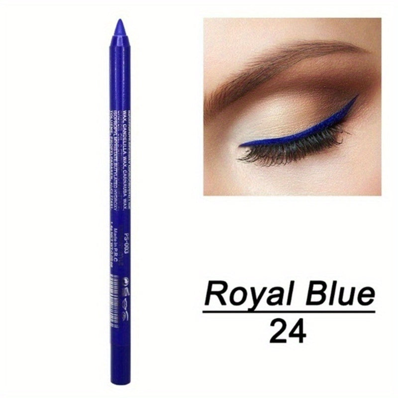 1pcs Long-lasting Waterproof Not Blooming Eyeliner 14 Color Eyeliner Eye Shadow Pen Cosmetics Makeup Tools