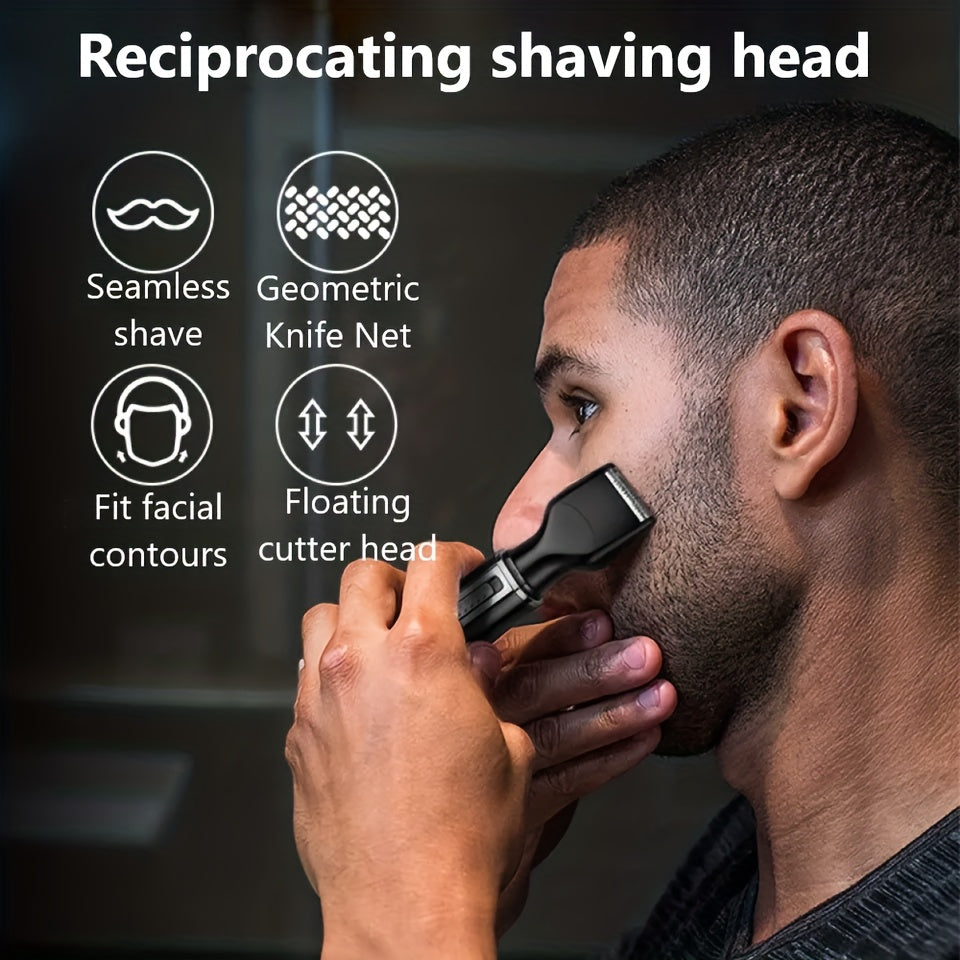 4 In 1 Rechargeable Men Electric Nose Ear Hair Trimmer Painless Women Trimming Side Burns Eyebrows Beard Hair Clipper Cut Shaver