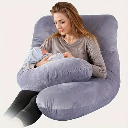 Ultimate Comfort For Expectant Mothers - U-shaped Pregnancy Pillow Strap With Multifunctional Waist Support