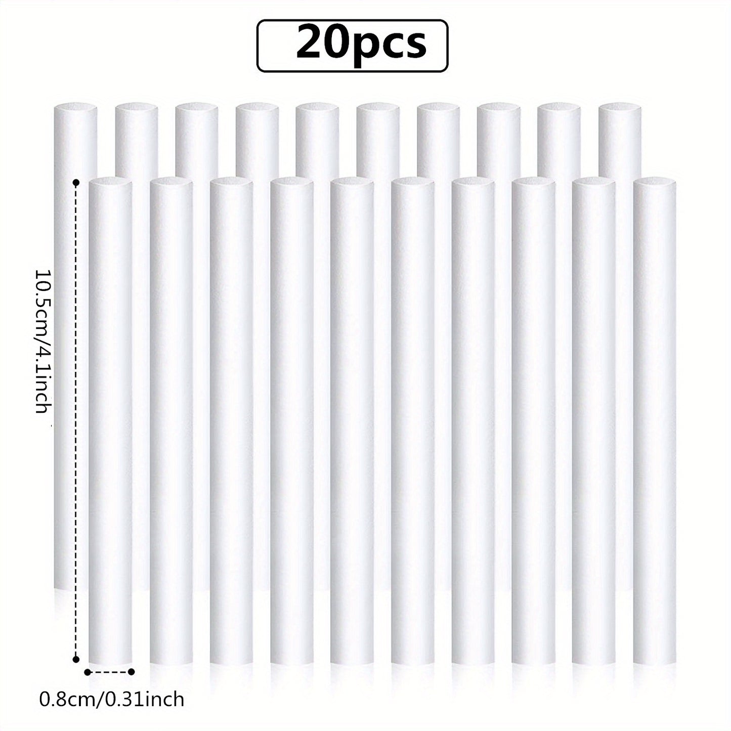 20-Piece Universal Filter Refill Sticks: Improve Your Portable USB Mini Humidifier/Car Diffuser Now!