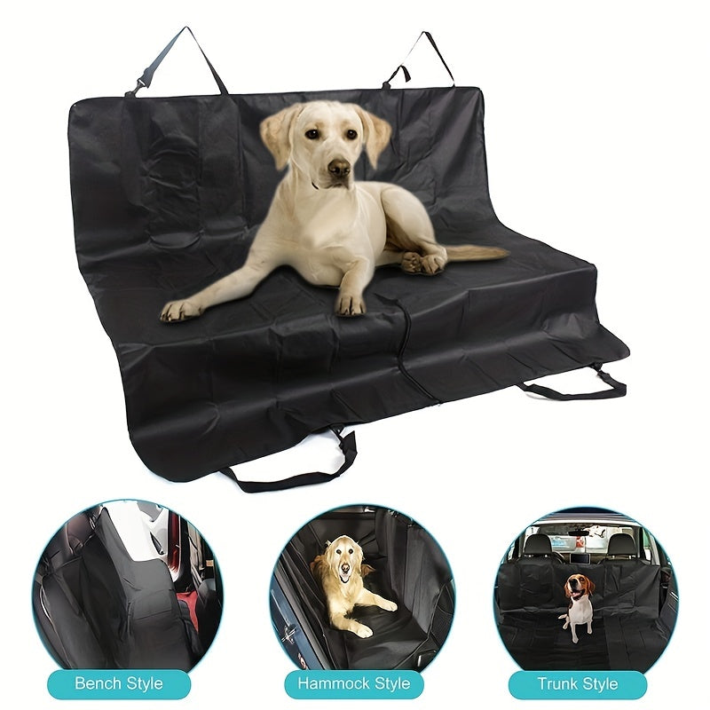 1pc Dog Car Seat Cover: Keep Your Pet Safe & Comfortable on the Road!