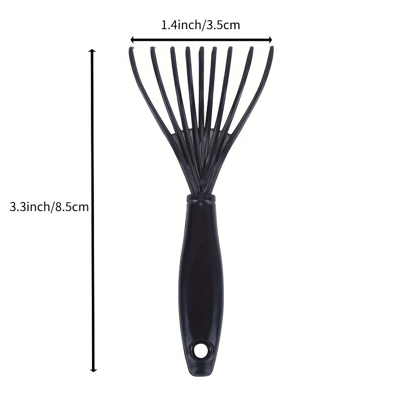 1pcs Salon-Grade Hair Brush Cleaner with Plastic Handle - Effectively Removes Dirt and Buildup for Clean, Healthy Hair