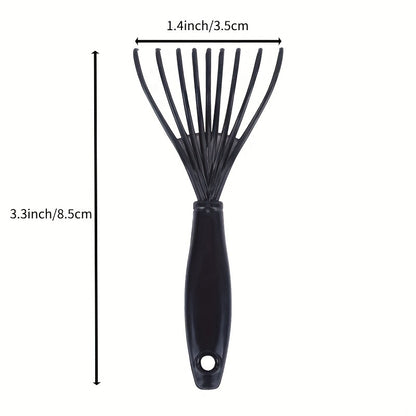 1pcs Salon-Grade Hair Brush Cleaner with Plastic Handle - Effectively Removes Dirt and Buildup for Clean, Healthy Hair