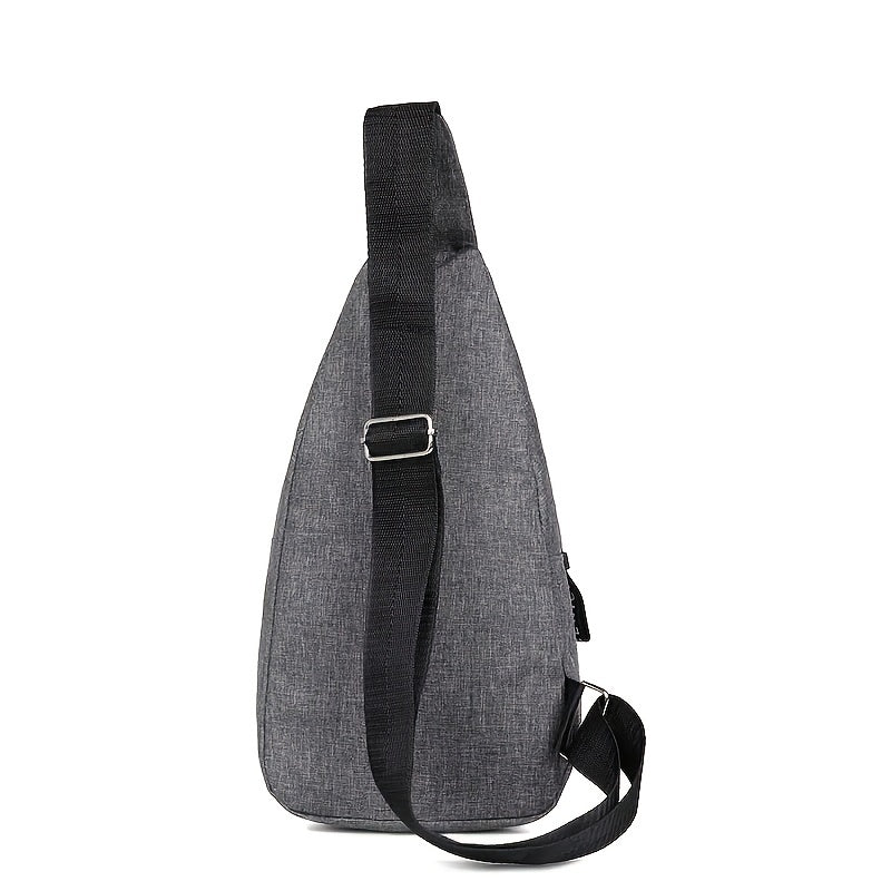 Upgrade Your Style with This Stylish 1pc Casual Sports Chest Bag - Perfect for Travel!