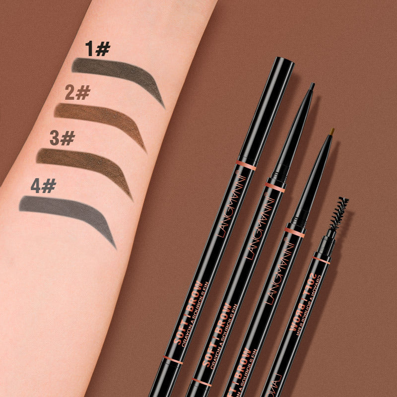 Ultra-Fine Wild Eyebrow Pencil - Smooth, Long-Lasting, and Easy to Apply