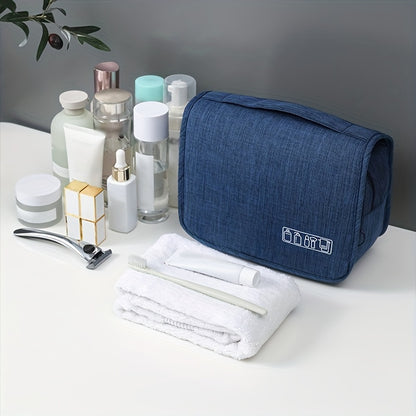 Stay Organized On-the-Go: 1pc Hanging Travel Toiletry Bag for Cosmetics & Bath Essentials