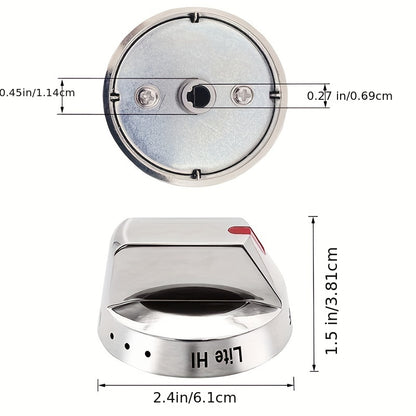 Upgrade Your Samsung Stove with DG64-00473A Gas Stove Control Knobs - Compatible with NX58H5600SS, NX58J7750SS, NX58K7850SS, NX58M6850SS