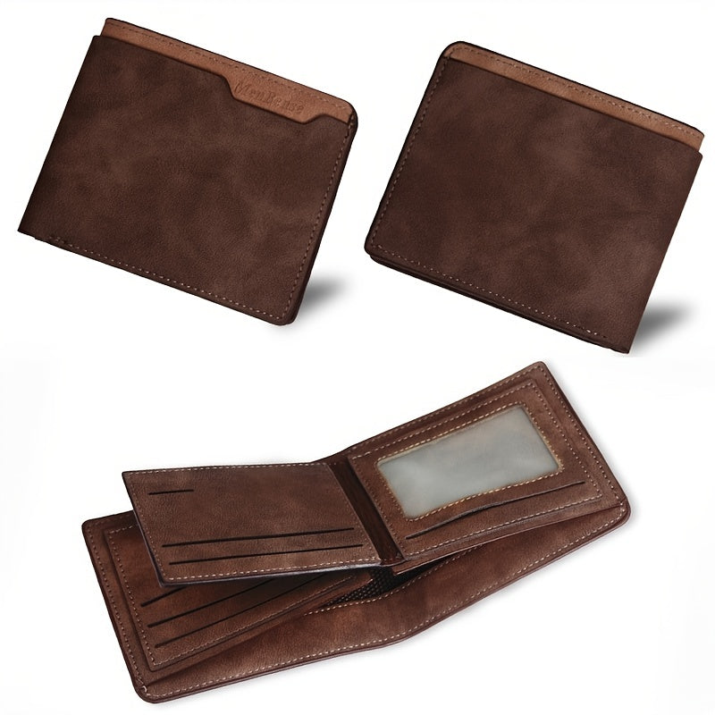 Stylish Leather Wallet: 3 Colors to Choose From - Soft & Thin Design!