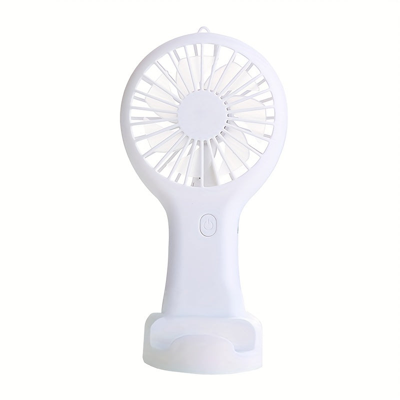 Stay Cool On-The-Go: 1pc Mini Handheld Fan with USB Charging – Perfect for Home, Office, Travel & Outdoor Use!