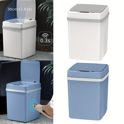 12L Smart Sensor Trash Can: Fully Automatic Multi-function Electric Touch Storage Bucket for Home, Kitchen & Bathroom