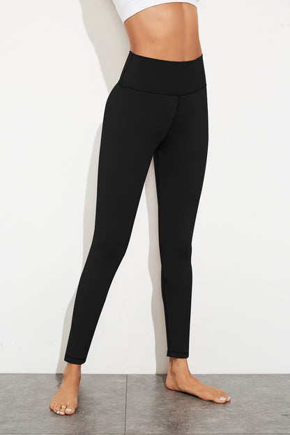 Leggings de yoga taille haute à coutures apparentes