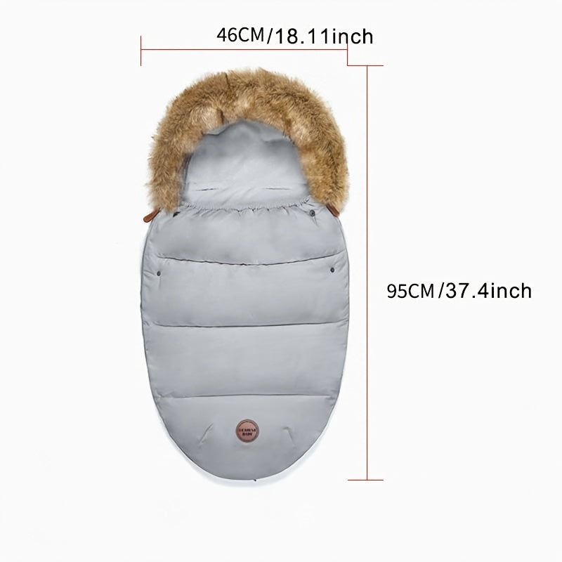 Universal Baby Winter Warmer: 0-3 Years Old Stroller Sleeping Bag for Outdoor Adventures!