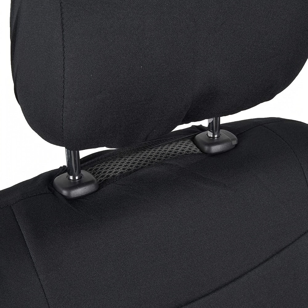 Upgrade Your Car Interior with This Easy-to-Install Front & Rear Split Bench Seat Cover - Black