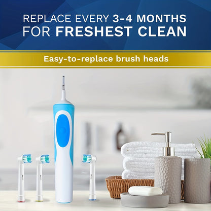 Upgrade Your Oral-B/Braun Electric Toothbrush with Professional-Grade Replacement Heads - Compatible with 7000/1000/9600/5000/3000/8000!