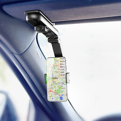 Upgrade Your Driving Experience with a Universal 360° Rotating Sun Visor Phone Holder!