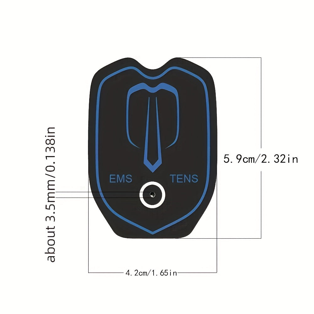 10pcs Electrode Pads: Get Maximum Muscle Stimulation with High-Quality Tens EMS Muscle Stimulator!