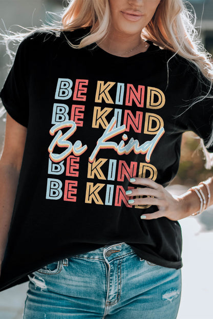 BE KIND T-shirt graphique à manches courtes