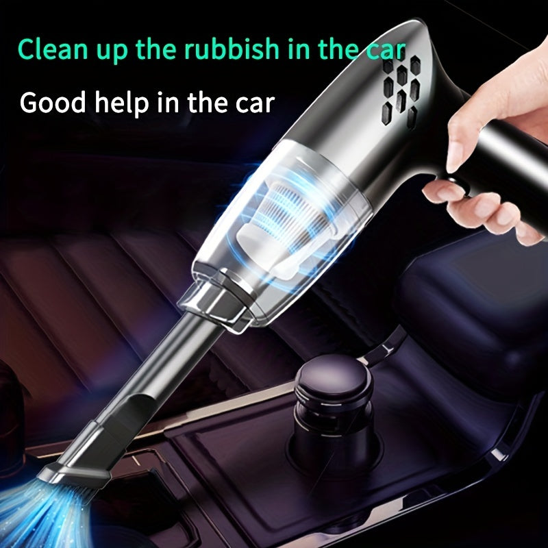 Wireless Portable Hand-held Car Vacuum - Super Suction, High-Power, Quality Assured Mini-Vacuum for Indoor & Outdoor Use