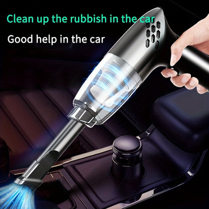 Wireless Portable Hand-held Car Vacuum - Super Suction, High-Power, Quality Assured Mini-Vacuum for Indoor & Outdoor Use