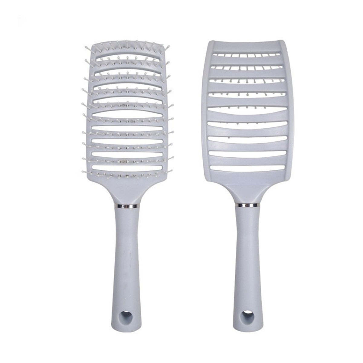 9-Row Anti-Static Heat Resistant Brush, Hair Brush, Styling Tool Curved Ergonomic Hair Brush For Men Women For Hair Salon For Home Travel