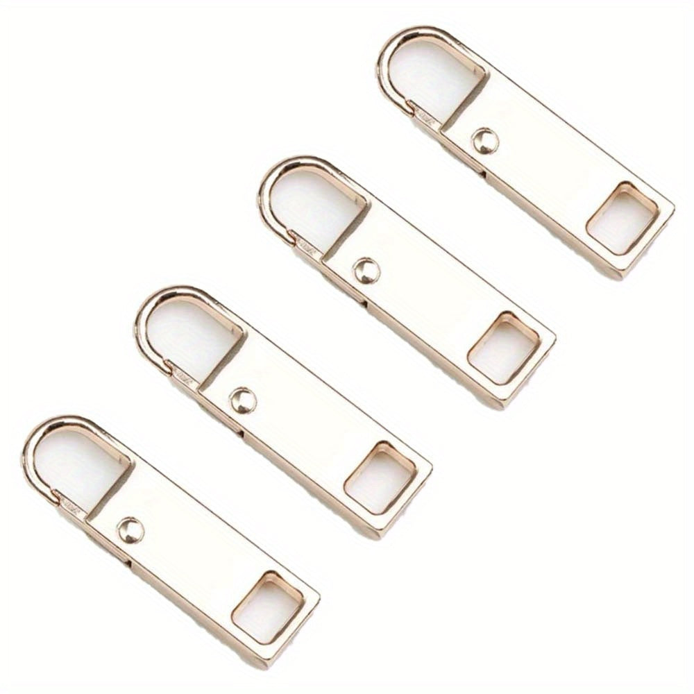 4pcs Detachable Zipper Pulls - Perfect for Jeans, Backpacks & Sewing Projects!