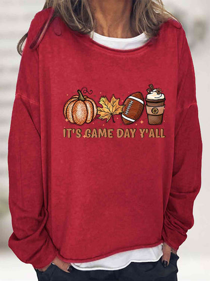 Sweat-shirt graphique IT'S GAME DAY Y'ALL