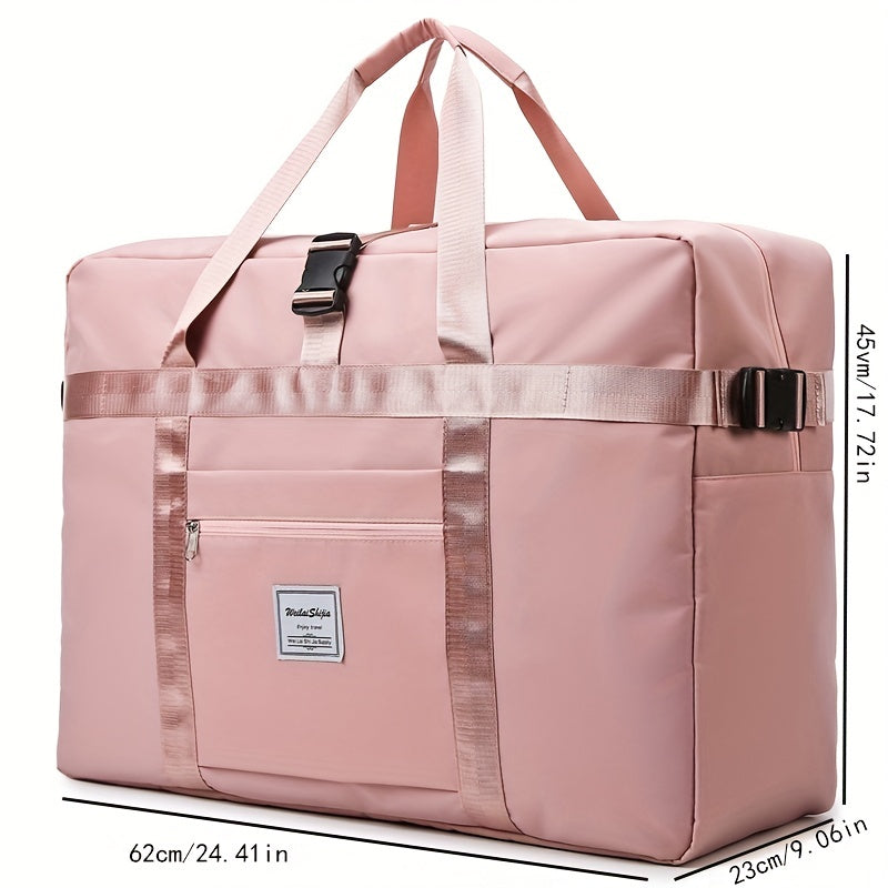 Travel in Style with this Portable Weekender Duffel Bag - Perfect for Gym, Yoga, and Weekend Trips!