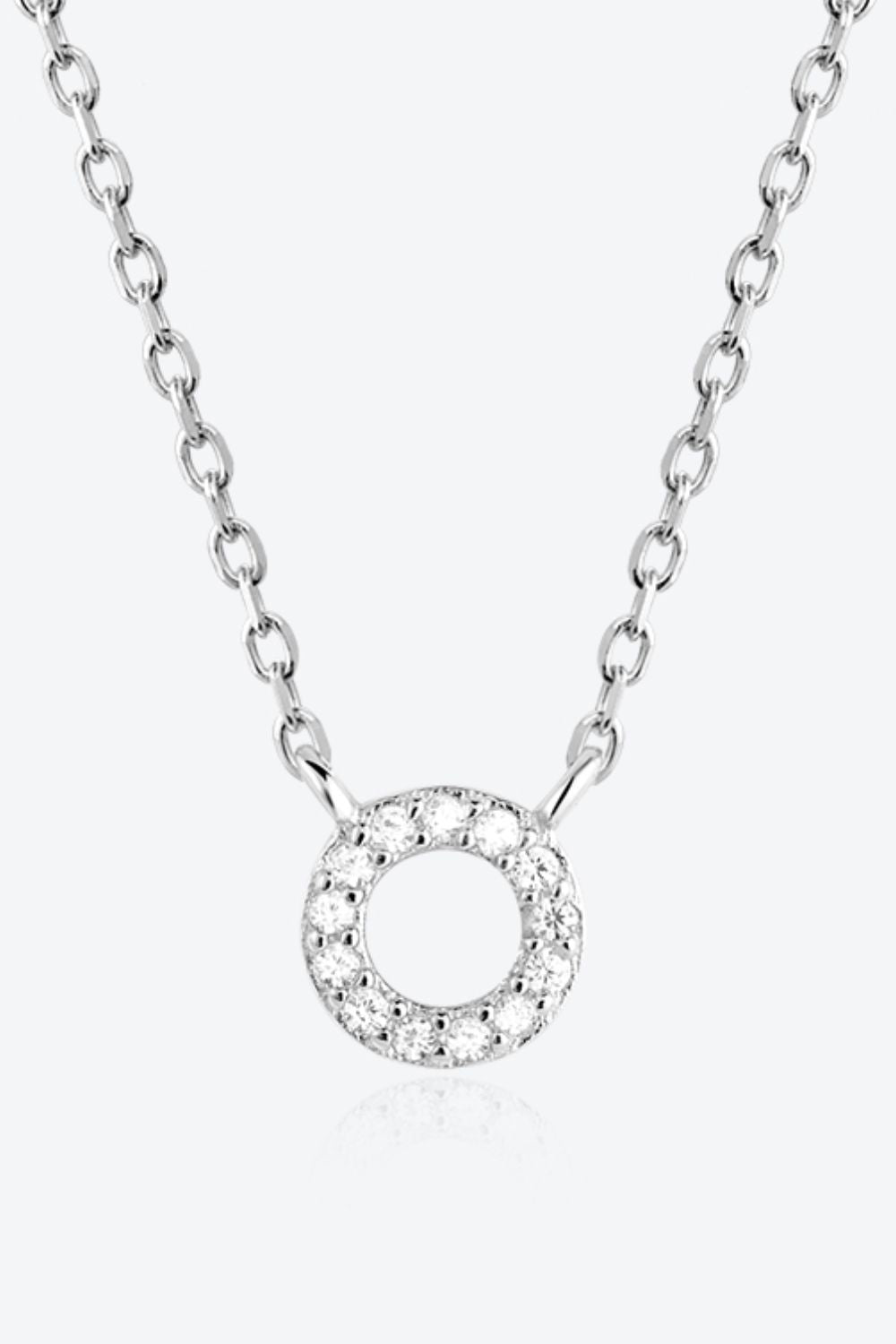 L To P Zircon 925 Sterling Silver Necklace