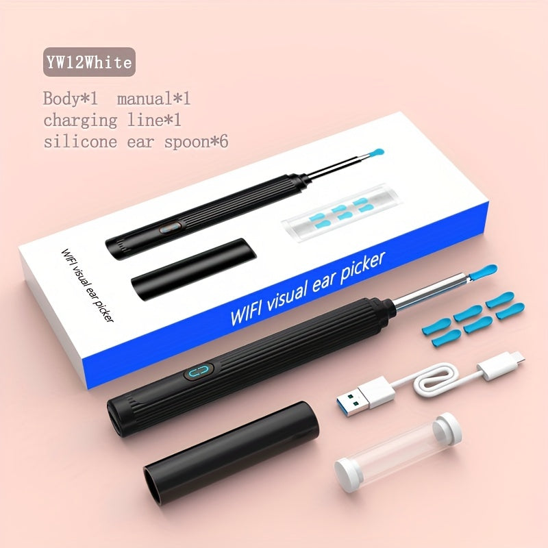 1 set High-Definition Earwax Removal Tool Set for Adults and Children - Intelligent Ear Picking with Visual Aid