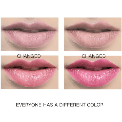 6 pcs Moisturizing Temperature Changing Lipstick - Long Lasting Nourishing Lip Balm with Peach Flavor