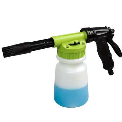 Adjustable Foam Cannon for Garden Hose - Easy to Use and Convenient for Car Washing and Soap Spraying