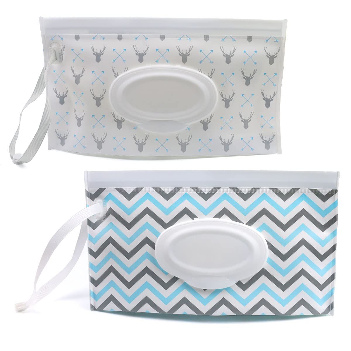 2pcs/set Portable Baby Wipes Container - Reusable Wet Wipe Pouch for Travel - Dispenser Holder for Easy Access - Keep Your Baby Clean and Comfortable on the Go