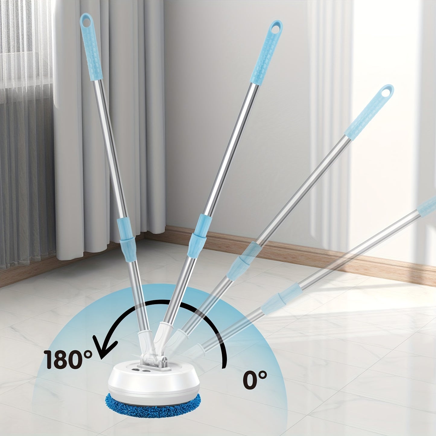 1pc Wireless Electric Mop: The Perfect Gift for Effortless Cleaning of Glass, Ceilings, Doors, and Windows!