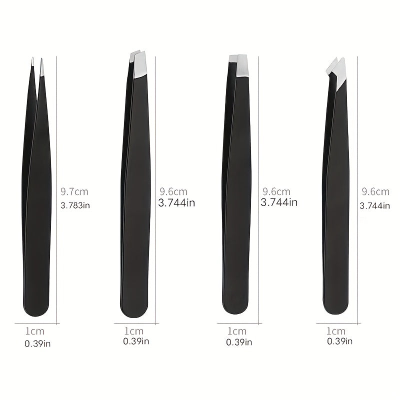 Stainless Steel Eyebrow Tweezer Multi-purpose Eyebrow Trimming Shaping Tool For Beauty Salon Home Use