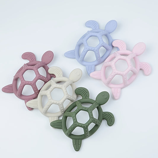 Soothing Silicone Baby Teether - BPA-Free, Boilable, Grasping Toy for Teething Relief