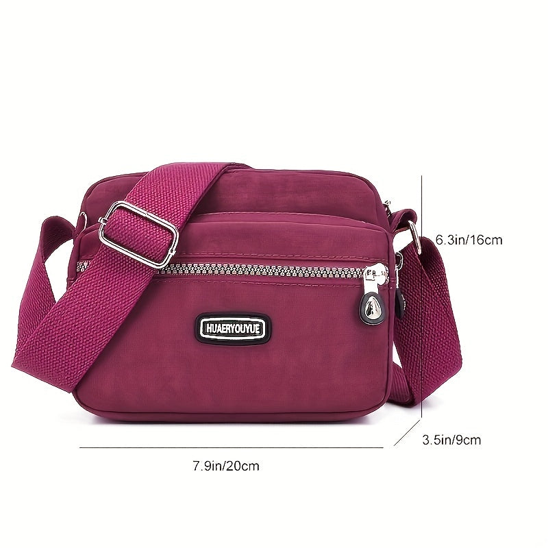 Women's Waterproof Crossbody Bag, Versatile Large Capacity Shoulder Bag