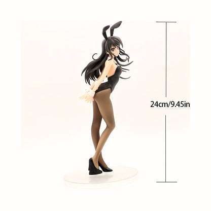 Adorable Black Clothes Bunny Girl Hand Car Accessories - Perfect Anime Character Decoration!