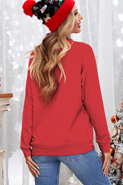 MERRY AND BRIGHT Graphic Sweatshirt